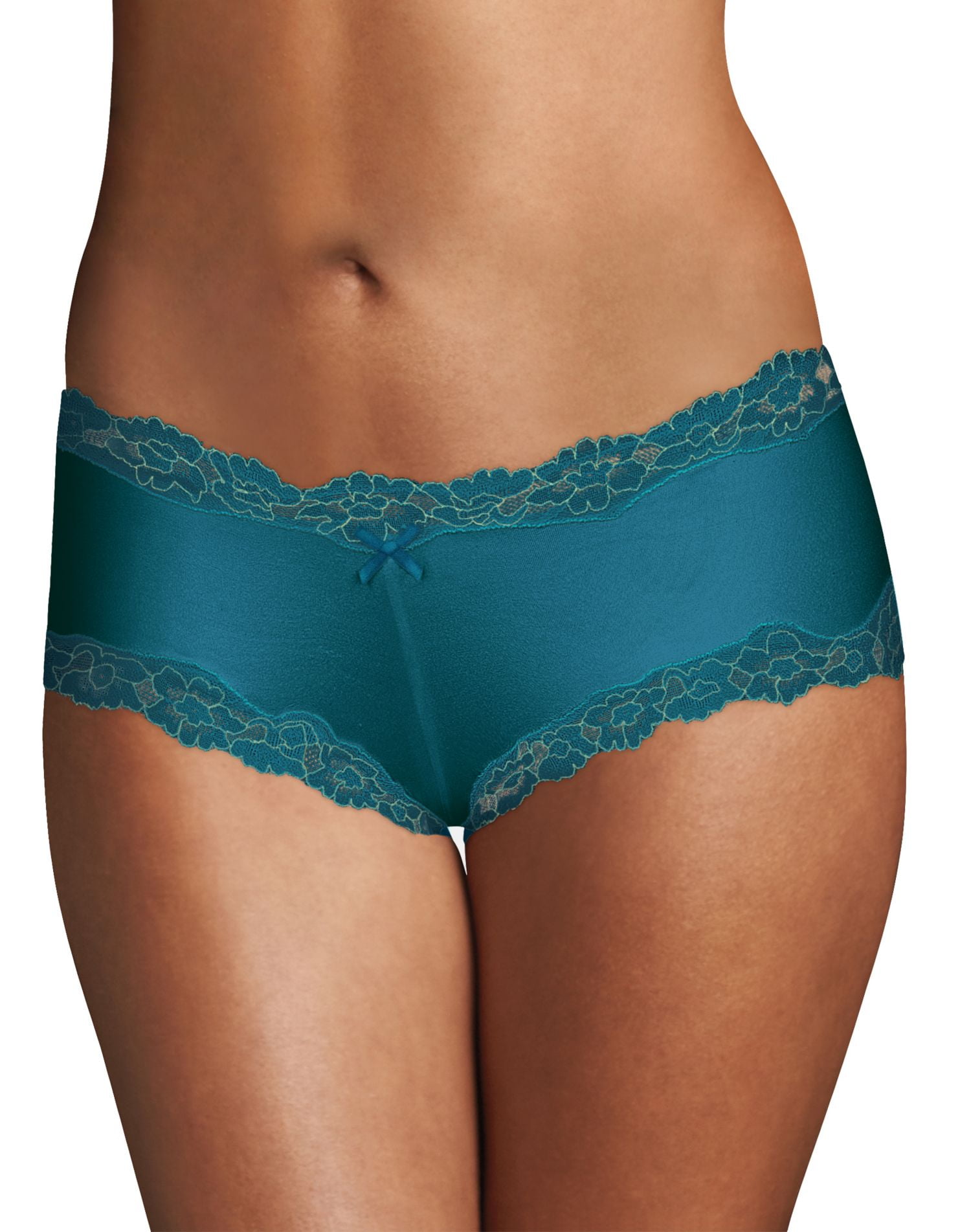 Maidenform Womens Cheeky Scalloped Lace Hipster, 6 