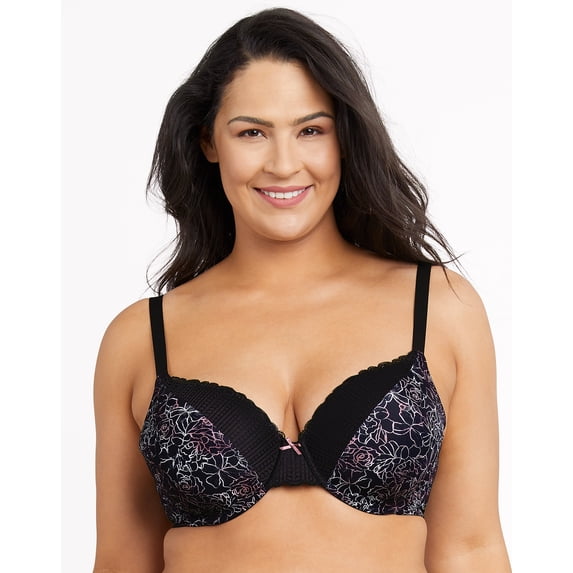 Maidenform Womens Comfort Devotion Embellished Extra Coverage Bra, 34C