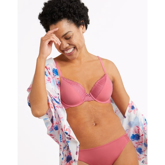 Maidenform Womens Comfort Devotion Embellished Extra Coverage Bra, 40D