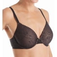 thumbnail image 1 of Women's Maidenform 09404 Comfort Devotion Embellished Extra Coverage Bra (Black Lace/Beige Combo 34D), 1 of 4