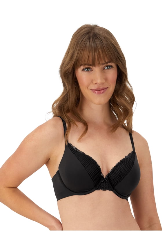 Comfort Devotion Convertible Underwire Bra, Full Coverage Black 36DD Women's