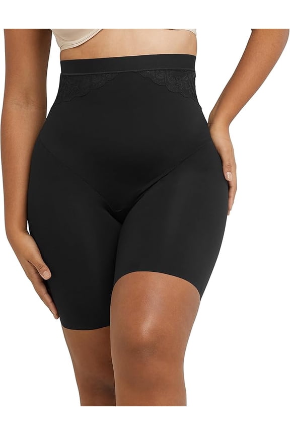 Womens Eco Lace High-Waist Thigh Slimmer Style-DMS098