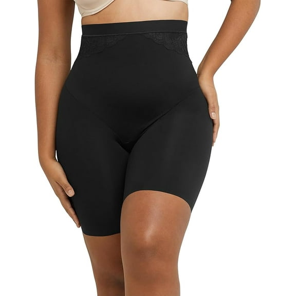 Maidenform Womens Eco Lace High-Waist Thigh Slimmer Style-DMS098