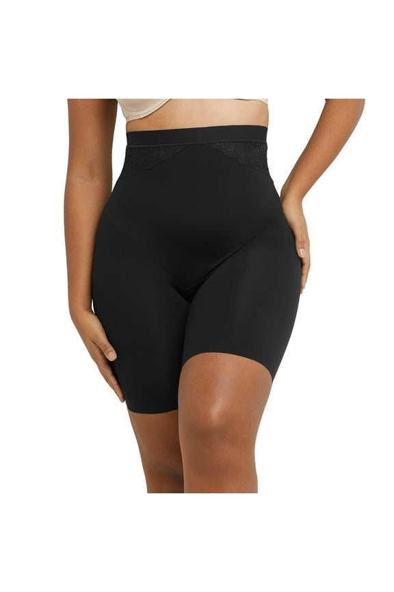 Womens Eco Lace High-Waist Thigh Slimmer Style-DMS098