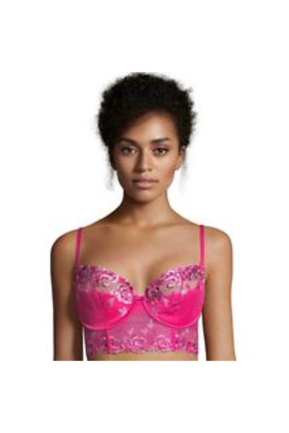 Womens Extra Sexy Embroidered-lace Balconette Bra Size 34D