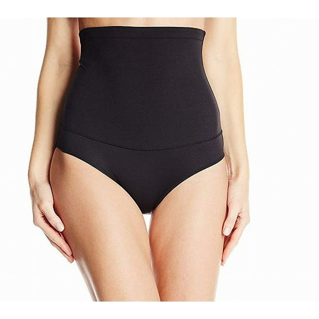 Maidenform Womens Firm Control High Waist Shapewear Fajas Brief FL1854, Black, Small