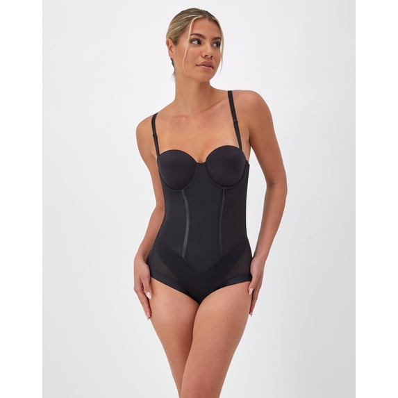Maidenform Easy Up Firm Control Bodybriefer Strapless Shapewear Convertible 1256