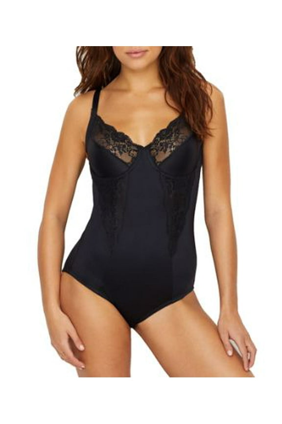 Maidenform Womens Flexees Embellished Firm Control Bodysuit Style-1456