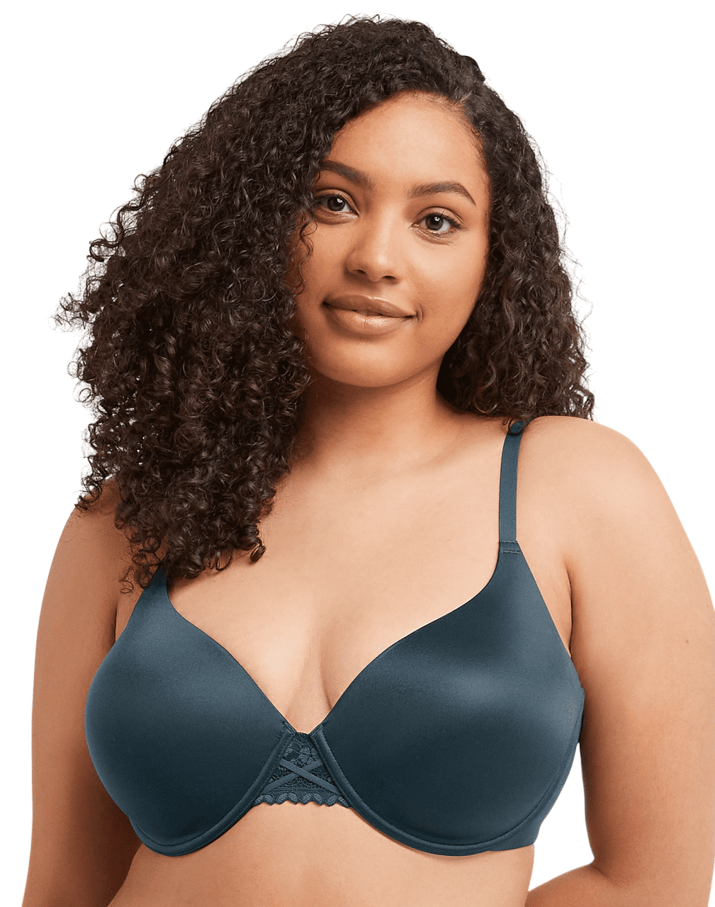 Maidenform Underwire Demi Bra, Best Push-Up Bra with Wonderbra Technology,  Smoothing Lace-Trim Bra with Push-Up cups, Rising Smo