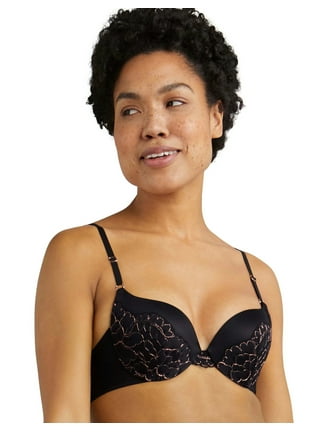 Maidenform Women's Love The Lift Underwire Demi Bra, Smoothing Lace-Trim Bra  with Push-Up Cups, Navy Eclipse/Rose Gold, 34B : : Clothing, Shoes  & Accessories