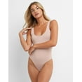thumbnail image 1 of Maidenform M Smoothing Seamless Bodysuit  Lightweight built in Bra Flattering Scoop Neckline, 1 of 4