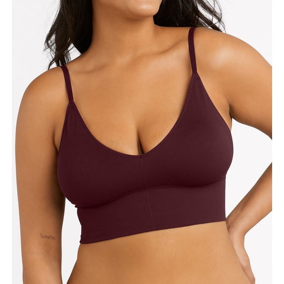 Women's Maidenform DM2302 Pure Comfort Feel Good Seamless Side Brami (Night fire Red S)