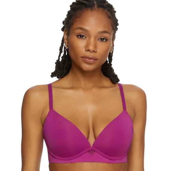 Women's Maidenform DM2301 One Fabulous Fit 2.0 Wireless Bra (Razzleberry 36D)