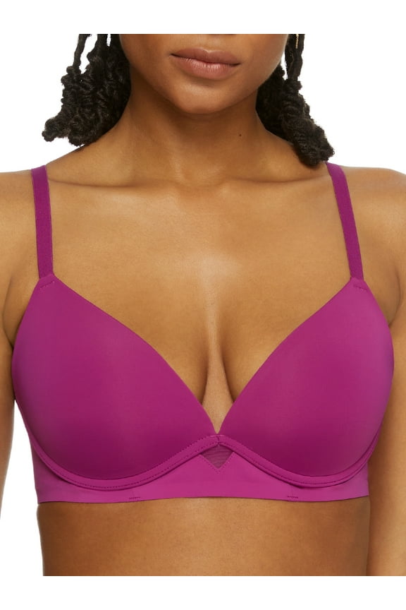 Women's Maidenform DM2301 One Fabulous Fit 2.0 Wireless Bra (Razzleberry 34D)