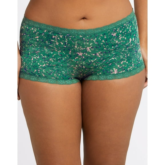 Maidenform Womens One Fab Fit Microfiber and Lace Boyshort, 7