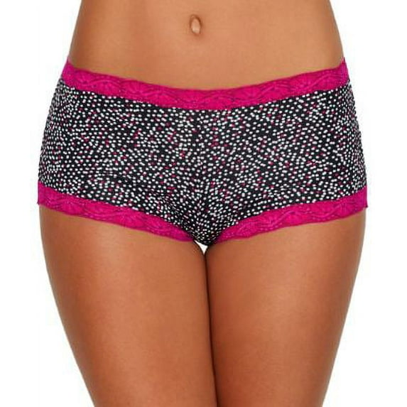 Maidenform Womens One Fab Fit Microfiber and Lace Boyshort Panty