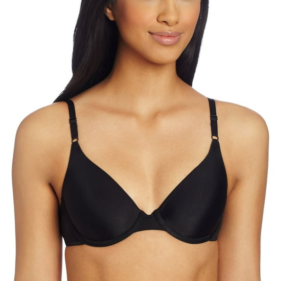 Maidenform Womens One Fab Fit Tailored T-Shirt Bra, 32DD, Black