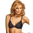 thumbnail image 1 of Maidenform Womens One Fab Fit Tailored T-Shirt Bra, 36A, Black/Red Dot, 1 of 2