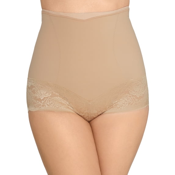 Maidenform Womens Plus Size Firm Foundations High-Waist Brief Style-DM1023