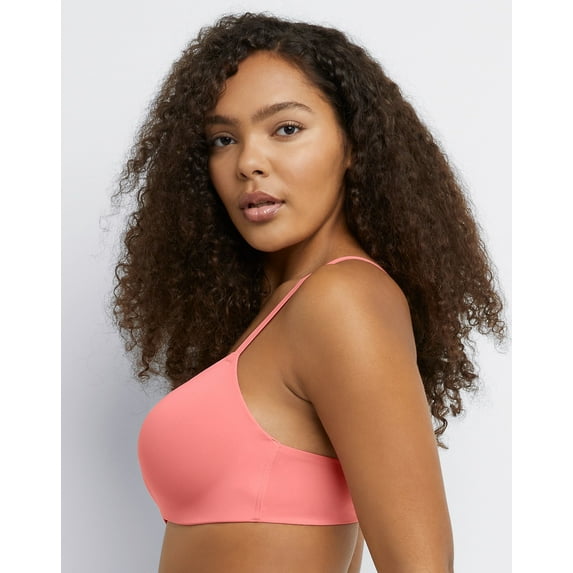 Maidenform Womens Pure Comfort Semi Embellished Lift Wireless T-Shirt Bra, XL