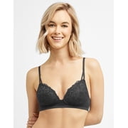 Maidenform M Soft Support Wireless Bralette Black XL Women's