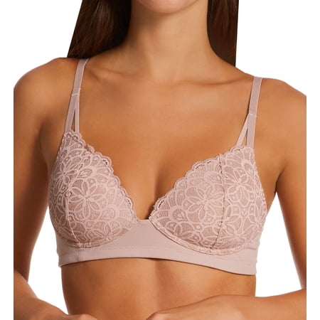 Women's Maidenform DM2314 Soft Support Wirefree Bra (Evening Blush M)