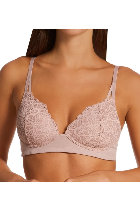 Women's Maidenform DM2314 Soft Support Wirefree Bra (Evening Blush M)