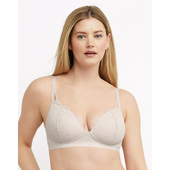 Maidenform M Soft Support Wireless Bralette Sandshell XL Women's