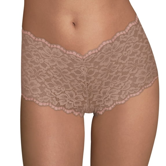 Maidenform Womens Sexy Must Haves Lace Cheeky Boyshort, 7