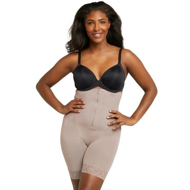 Maidenform Womens Shapewear Ultra Sculpts High-Waisted Thigh Slimmer, Style FLS105, Sizes up-to 3XL