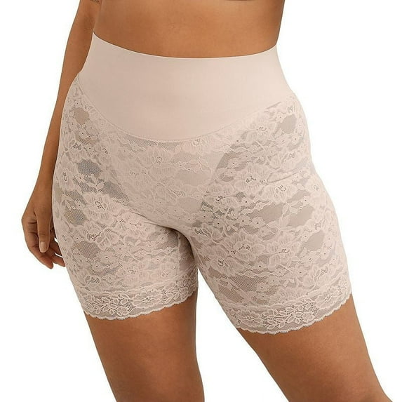 Maidenform Womens Tame Your Tummy Firm Control Lace Shorty Style-DMS095