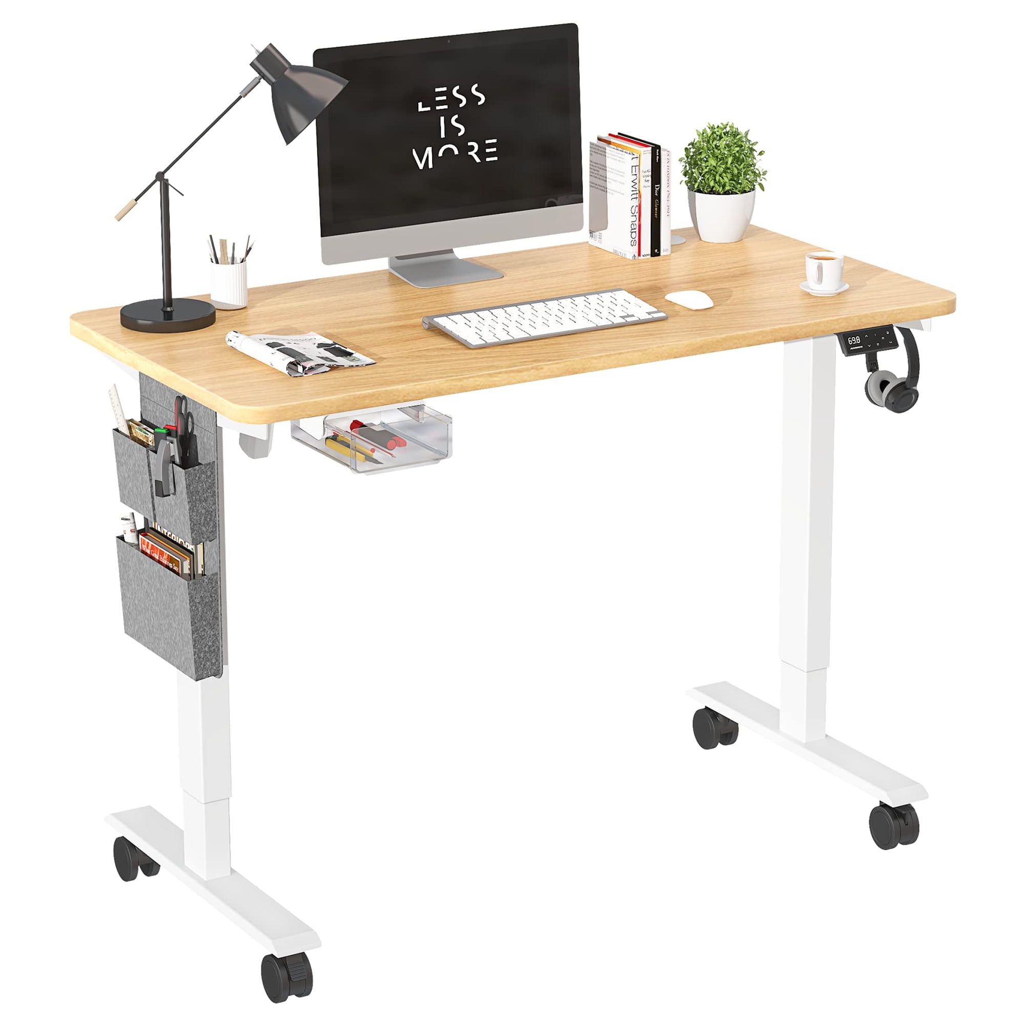 Maidesite 48 inch Electric Standing Desk for Home Office Height