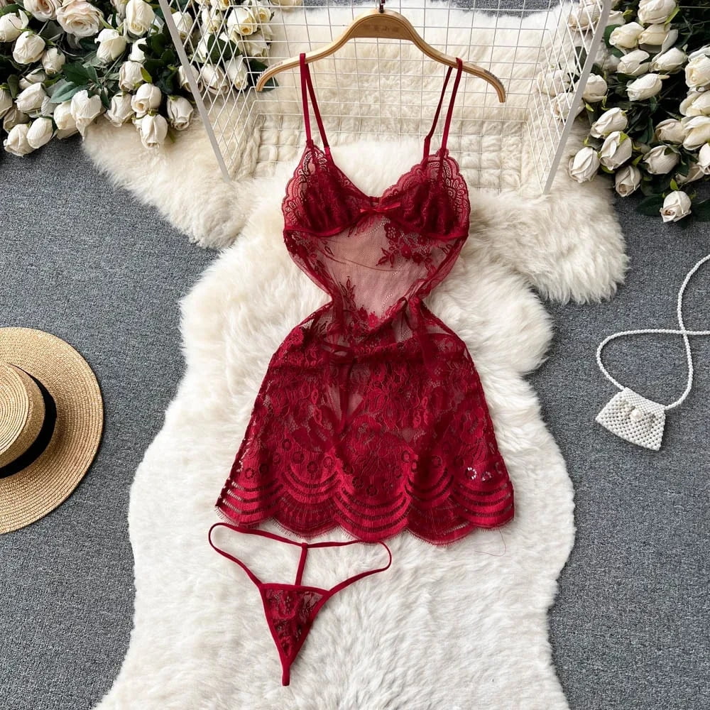 maidservant-apron-dress-ladies-lace-sweet-erotic-three-pieces-sets