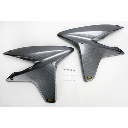 Maier 17805-30 Radiator Scoops - Carbon Fiber Black