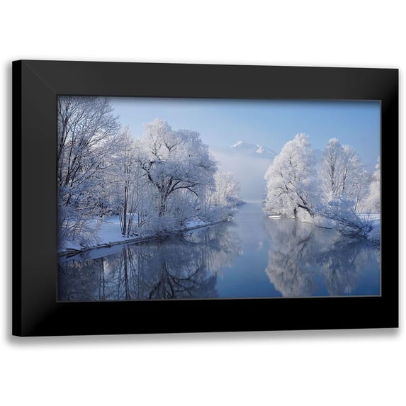 Maier, Norbert 18x13 Black Modern Framed Museum Art Print Titled - Coldest Morning