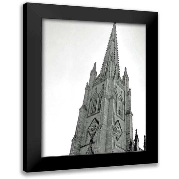 Maier, Phil 20x24 Black Modern Framed Museum Art Print Titled - Trinity Church,Wall Street