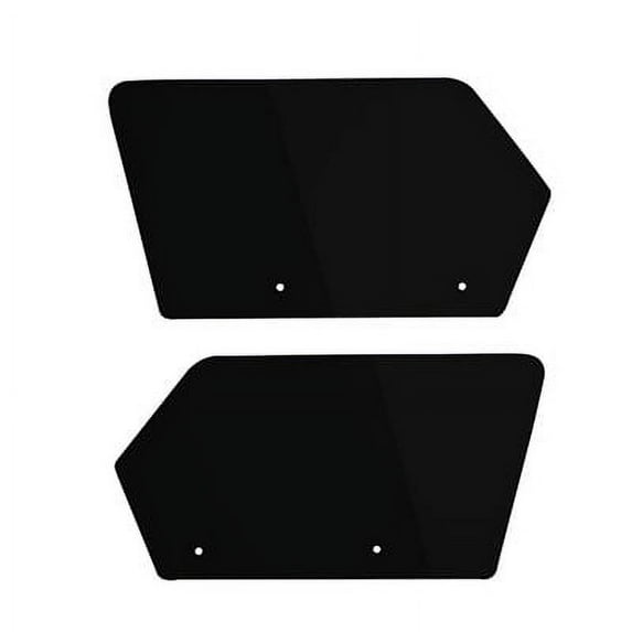 Maier UTV Rear Number Plates Black for Polaris RANGER RZR XP 1000 TRAILS & ROCKS Edit. 2018