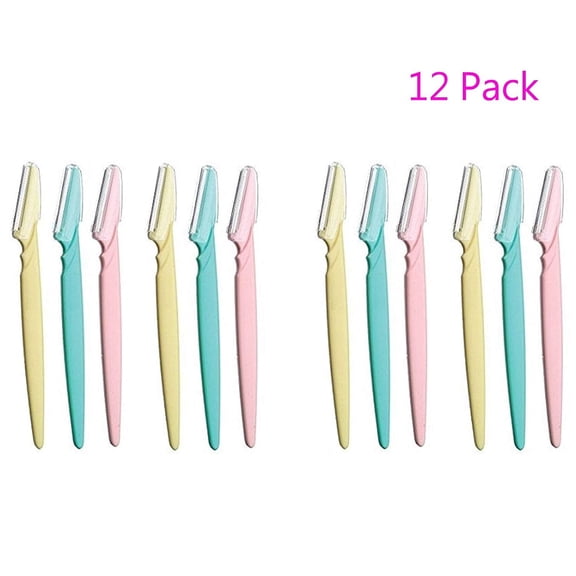 Maigk Lot Sale Wholesale Women Face & Eyebrow Hair Removal Safety Razor Trimmer Shaper Shaver (12 Pack)