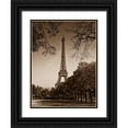 thumbnail image 1 of Maihara, Jeff 15x18 Black Ornate Wood Framed with Double Matting Museum Art Print Titled - An Afternoon Stroll - Paris II, 1 of 4