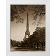 thumbnail image 1 of Maihara, Jeff 15x18 White Modern Wood Framed Museum Art Print Titled - An Afternoon Stroll - Paris II, 1 of 4