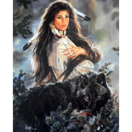Maija Black Magic Art Poster