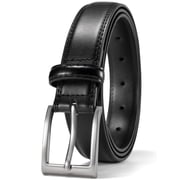 Belts for Men Black Belt Mens Dress Belt For Casual Suits Jeans Uniform