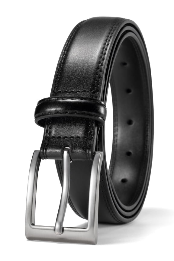 Belts for Men Black Belt Mens Dress Belt For Casual Suits Jeans Uniform