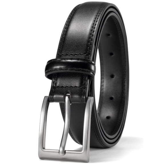 Maikun Belts for Men Black Belt Mens Dress Belt For Casual Suits Jeans Uniform