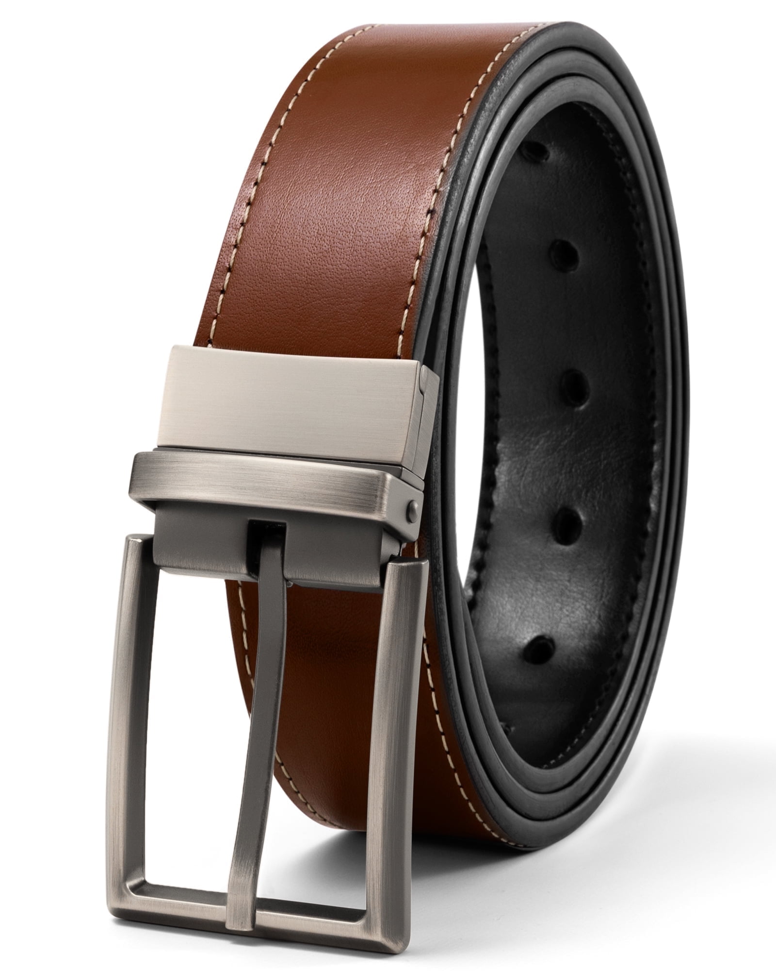 Maikun Belts For Men Reversible Leather Belt Dress Casual Men Belts One Belt Reverse For 2 Sides Maikun Belts For Men Reversible Leather Belt Dress Casual Men Belts One Belt Reverse For 2 Sides