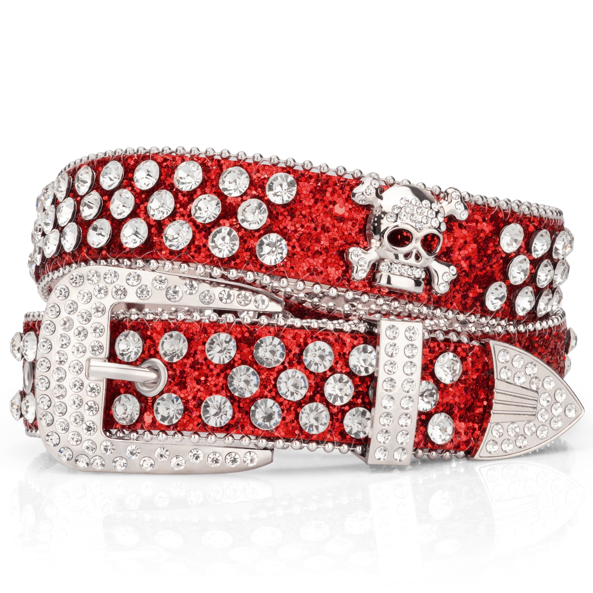 Mens bling belts hot sale