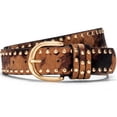 thumbnail image 1 of Maikun Women Belts Golden Rivets Belts for Jeans Pants Dresses Studded Belt for Women, 1 of 5