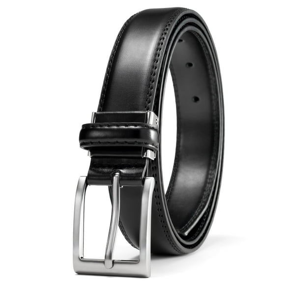 Maikun Belts for Men Black Belt Men Dress Belt For Casual Suits Jeans Uniform