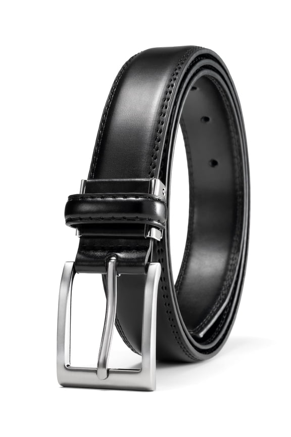 Belts for Men Black Belt Men Dress Belt For Casual Suits Jeans Uniform