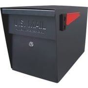 Mail Boss Mail Boss C3 Black Locking Post Mount Mailbox